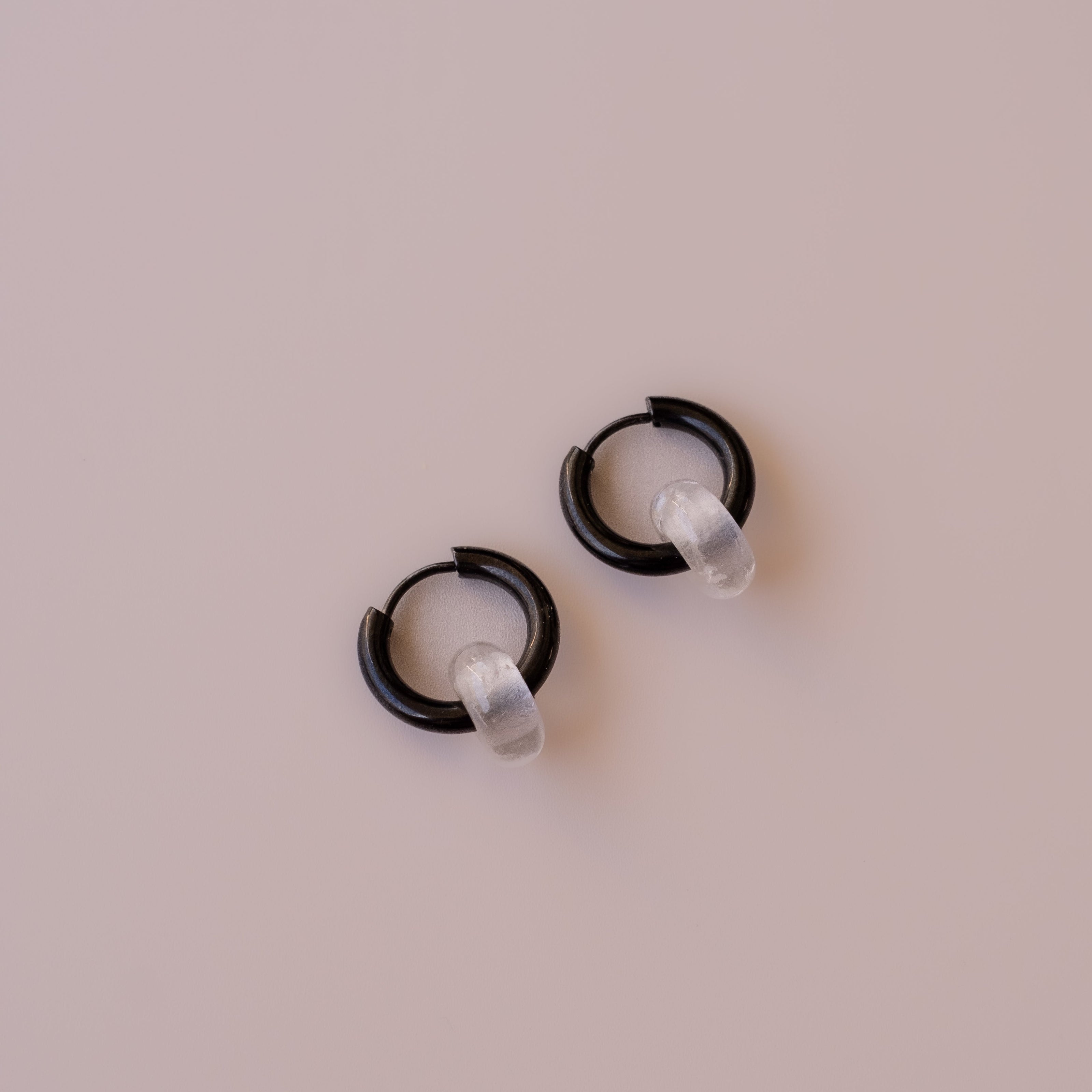 Arete Cuarzo Blanco Mini