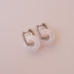 Arete Cuarzo Rosa Big