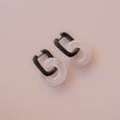 Arete Cuarzo Rosa Big
