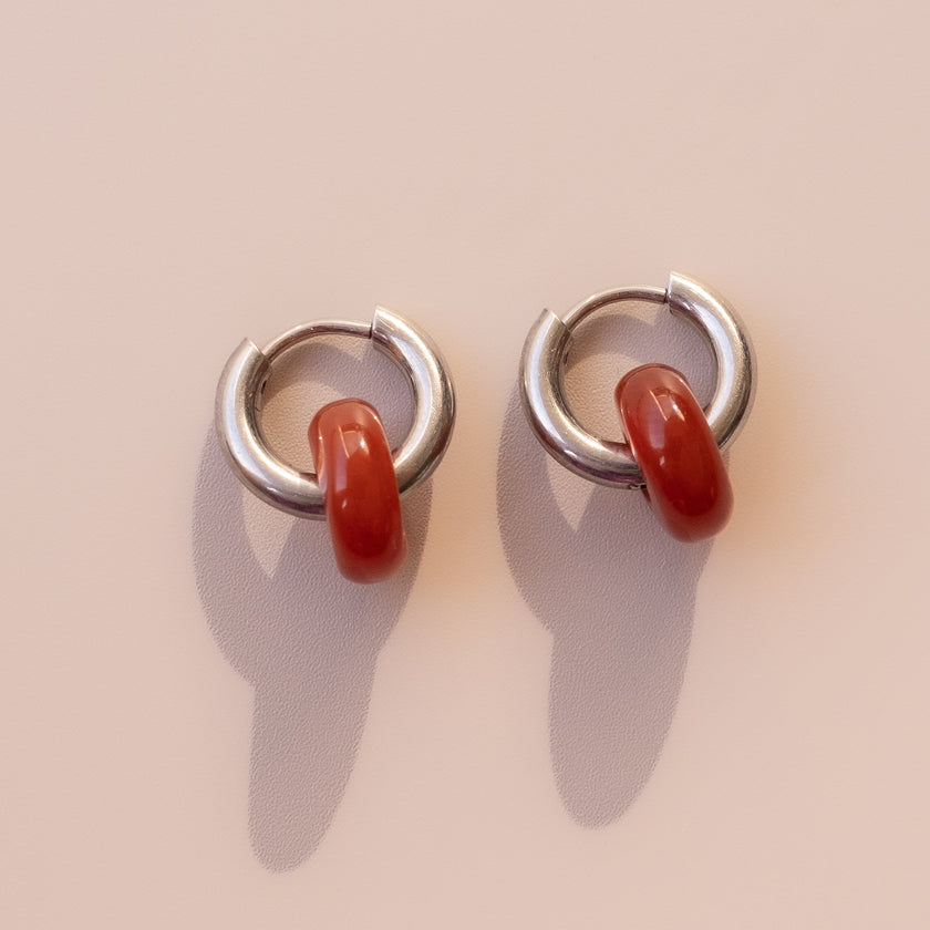 Arete Cornalina Mini
