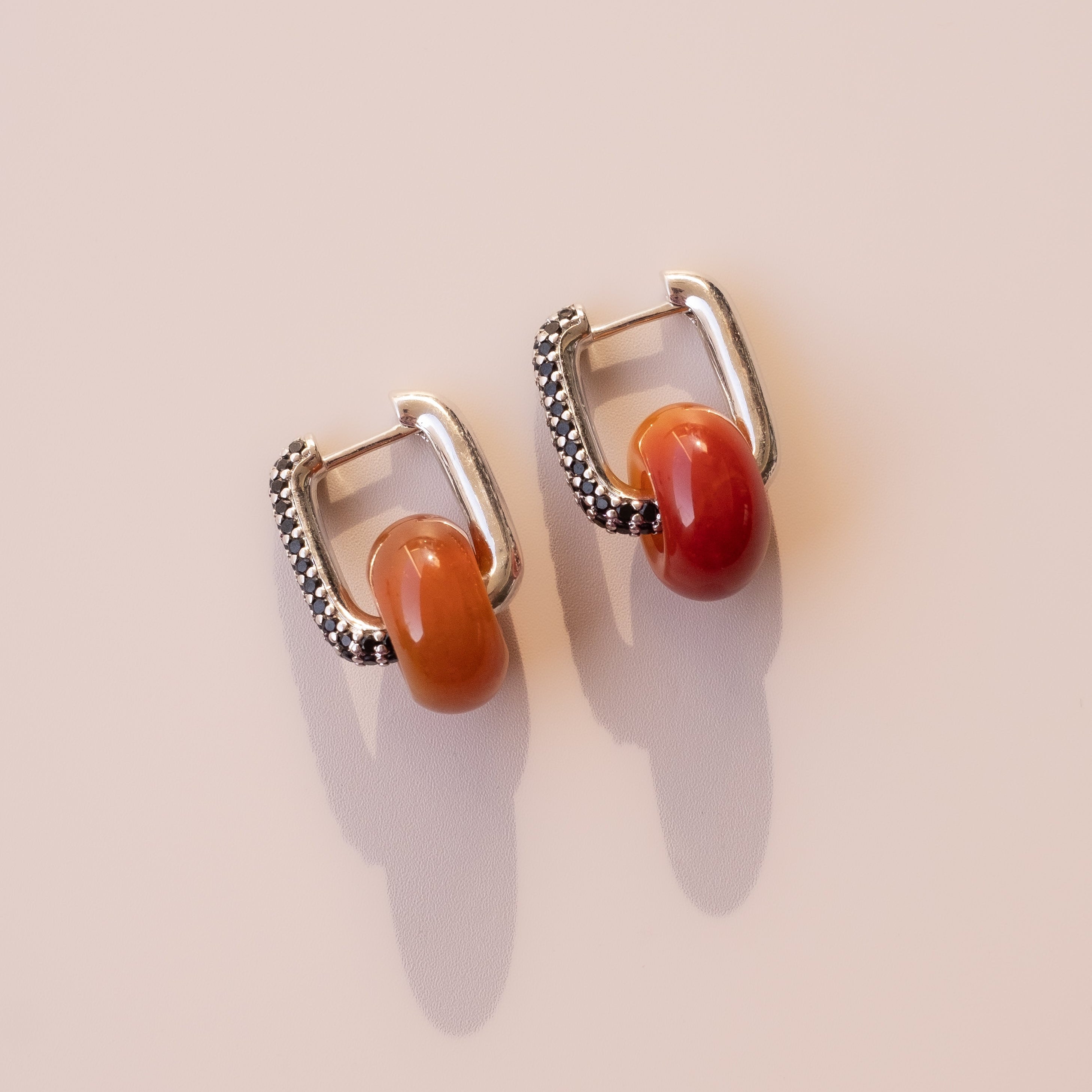 Arete Cornalina Medi