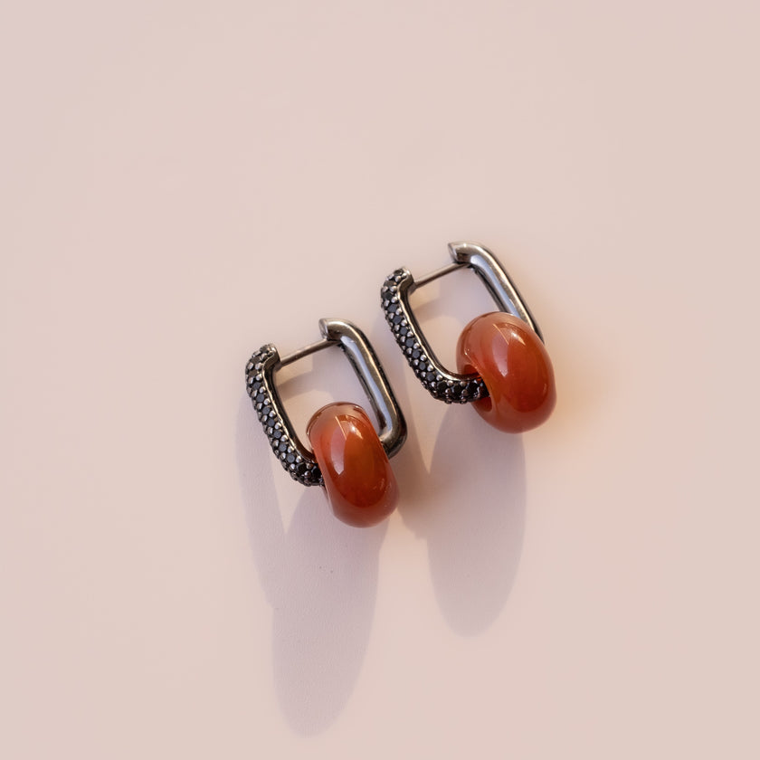 Arete Cornalina Medi