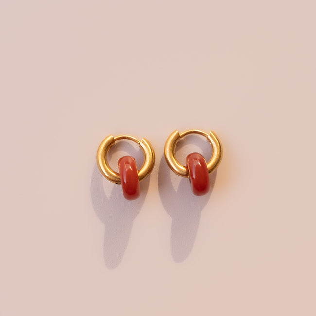 Arete Cornalina Mini