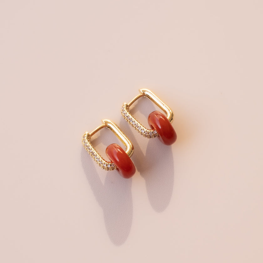 Arete Cornalina Mini