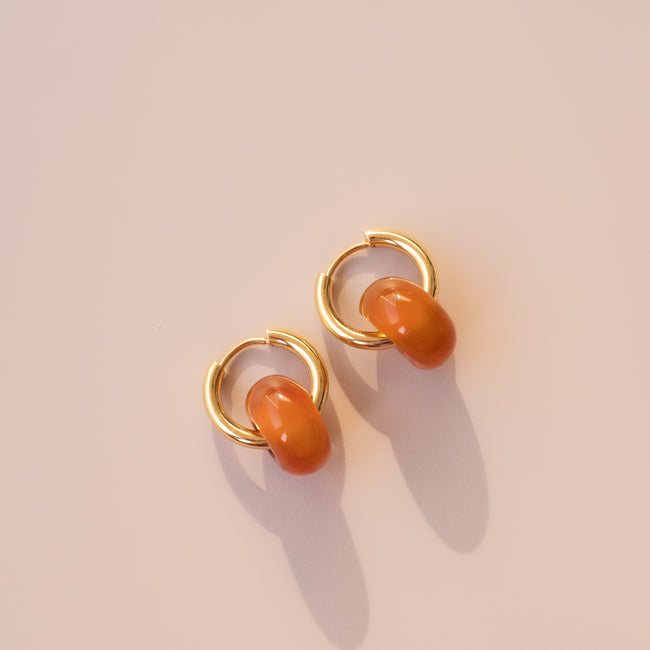 Arete Cornalina Medi