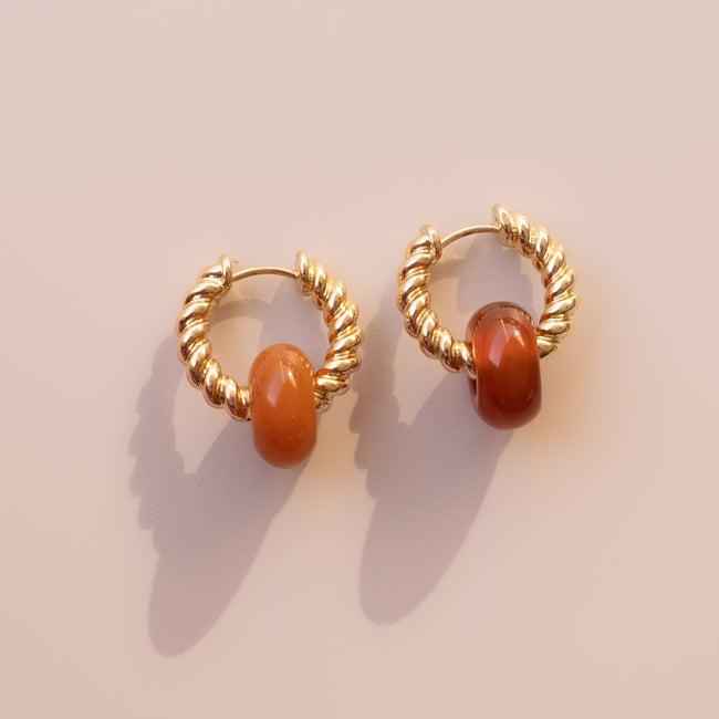 Arete Cornalina Medi