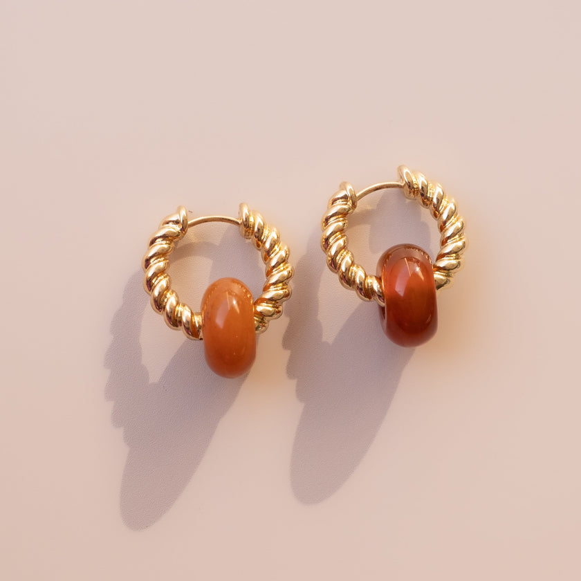 Arete Cornalina Medi