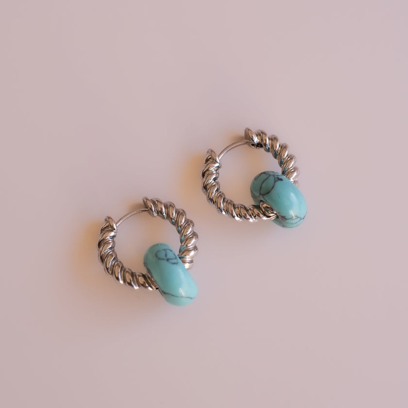 Arete Turquesa Medi