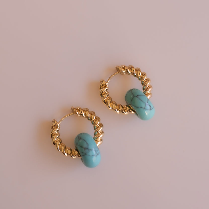 Arete Turquesa Medi