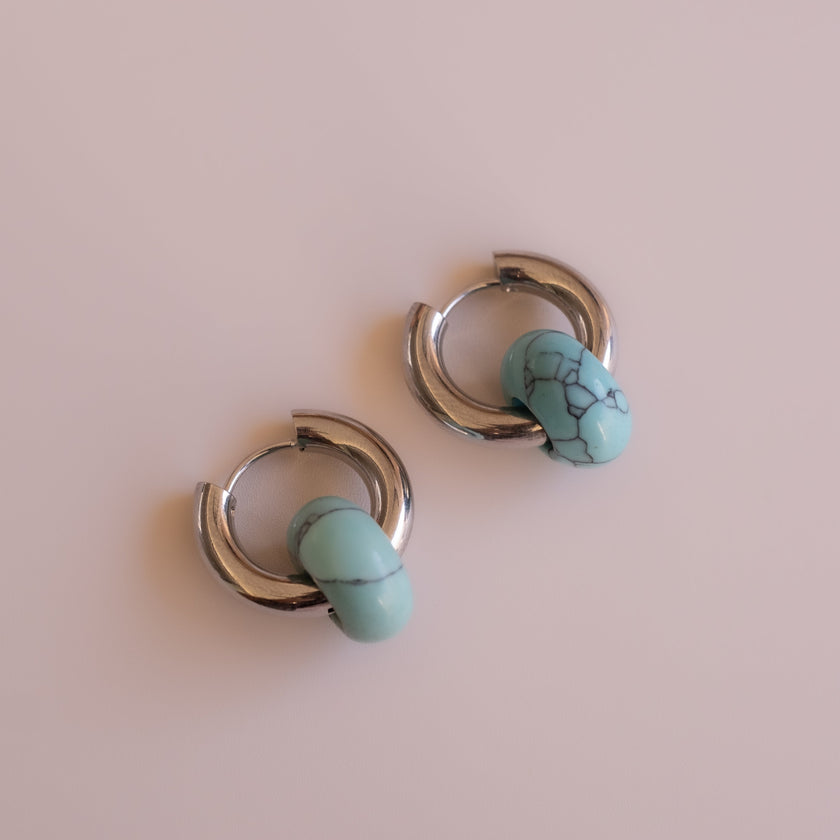 Arete Turquesa Medi