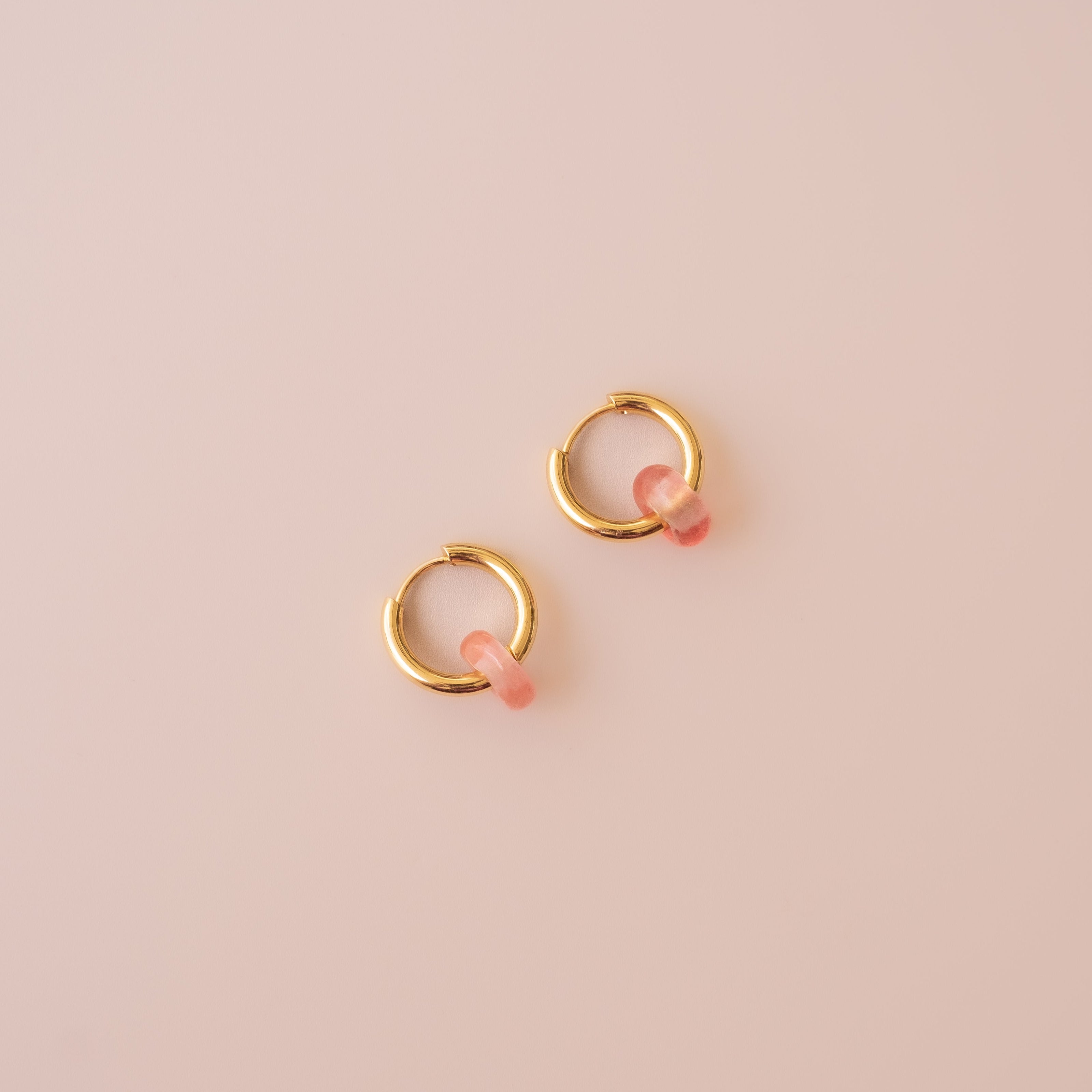 Arete Cuarzo Cherry Mini