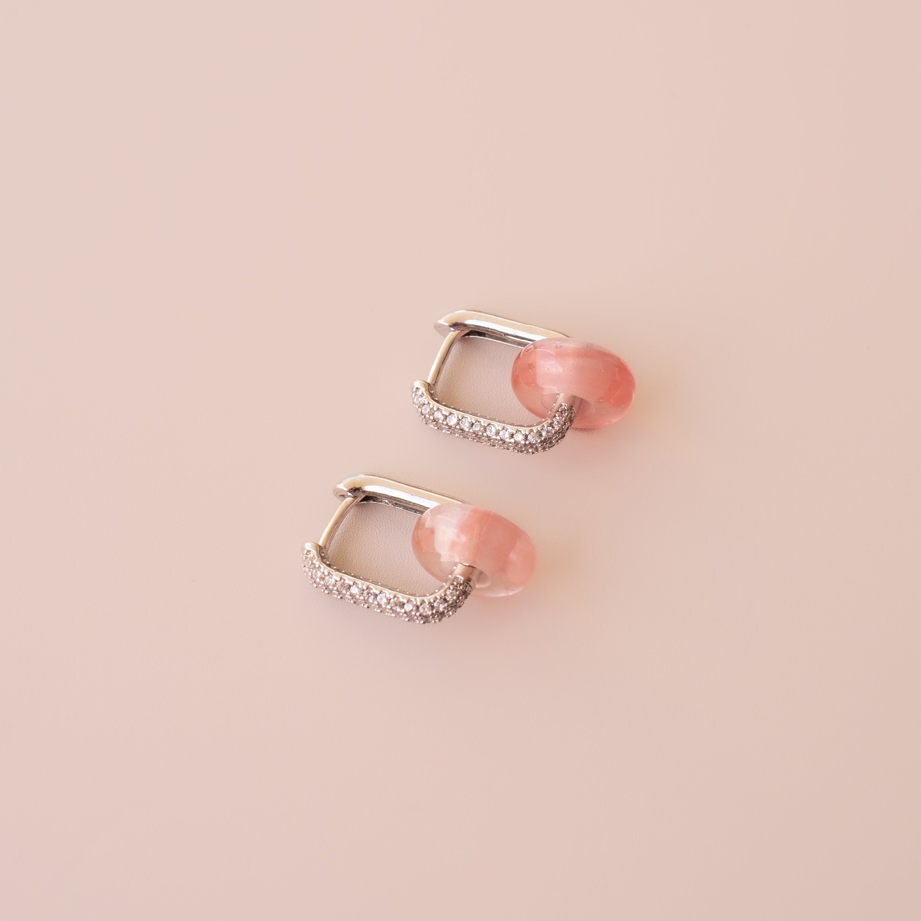 Arete Cuarzo Cherry Mini