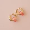 Arete Cuarzo Cherry Medi