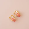 Arete Cuarzo Cherry Medi