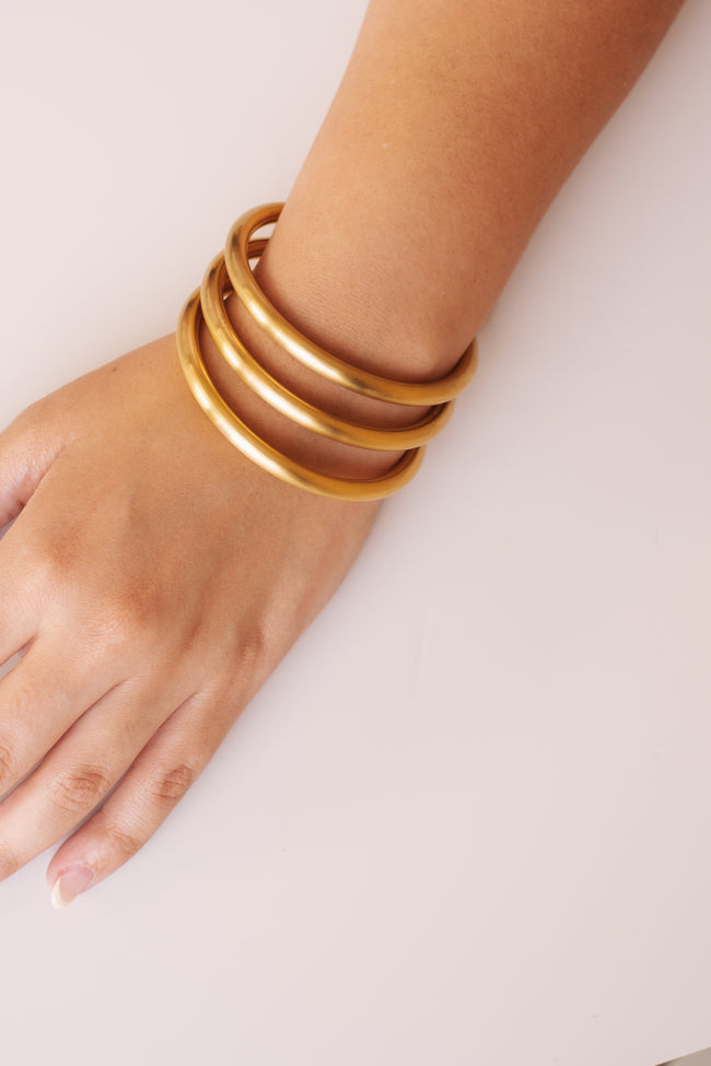 Pulsera Dorada Mate