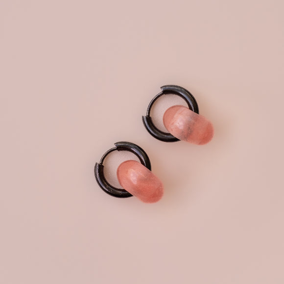 Arete Cuarzo Cherry Medi