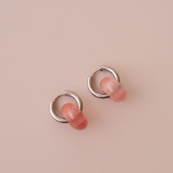 Arete Cuarzo Cherry Medi